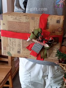 クリスマスプレゼントのショルダーバッグ
